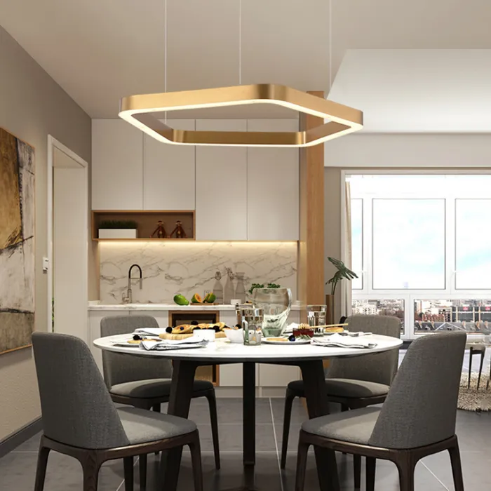 Подвесной кольцевой светильник PENTAGON D50 от ImperiumLoft