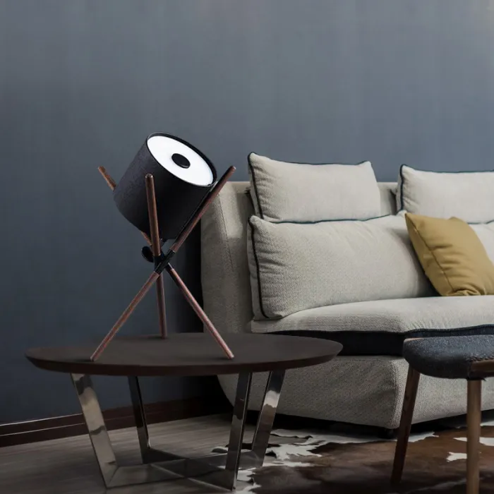 Настольная лампа SHIFT LAMP Light Brown Black от ImperiumLoft