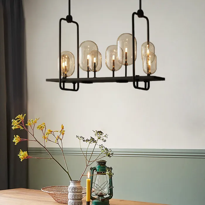 Реечная люстра CANDLE 2 L120 от ImperiumLoft