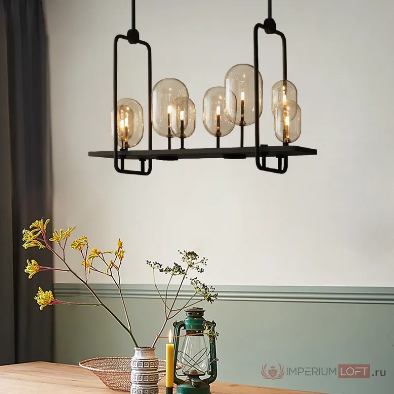 Реечная люстра CANDLE 2 L120 от ImperiumLoft