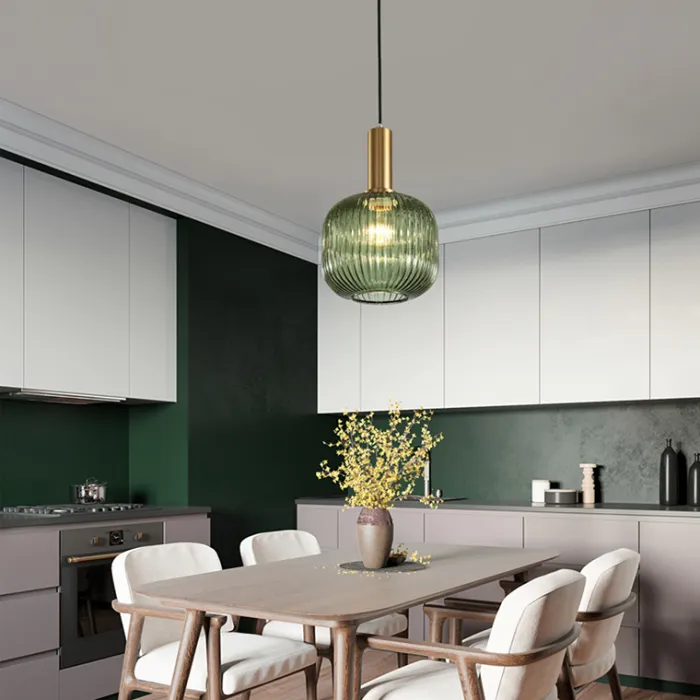 Подвесной светильник Ferm Living chinese lantern С Brass / Green от ImperiumLoft