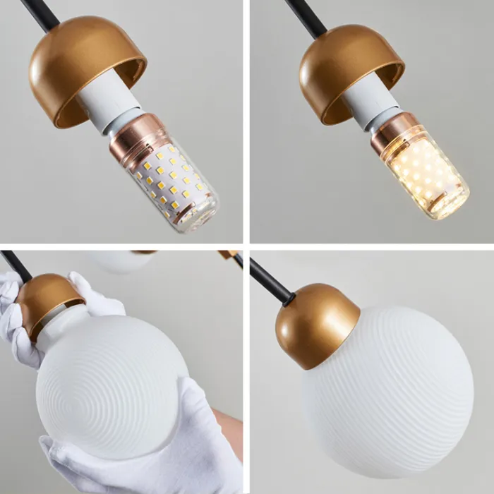 Люстра на штанге DUM L10 White от ImperiumLoft