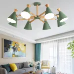 Люстра на штанге OLA D60,5 Green от ImperiumLoft