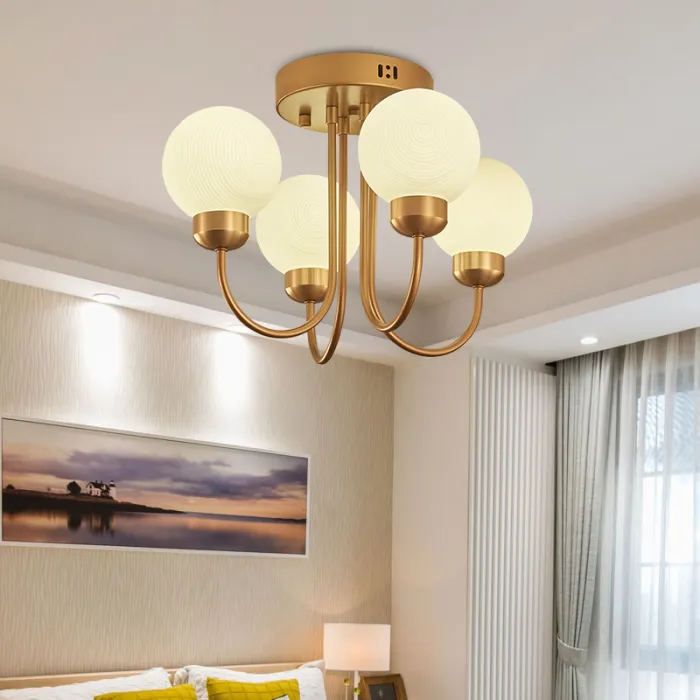 Люстра на штанге DUM L10 White от ImperiumLoft