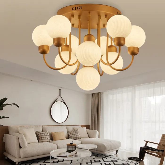 Люстра на штанге DUM L10 White от ImperiumLoft