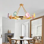 Люстра на штанге AGATE 4 Purple 6 от ImperiumLoft