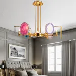 Люстра на штанге AGATE 4 Purple 6 от ImperiumLoft