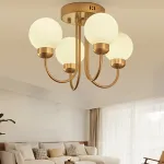 Люстра на штанге DUM L10 White от ImperiumLoft
