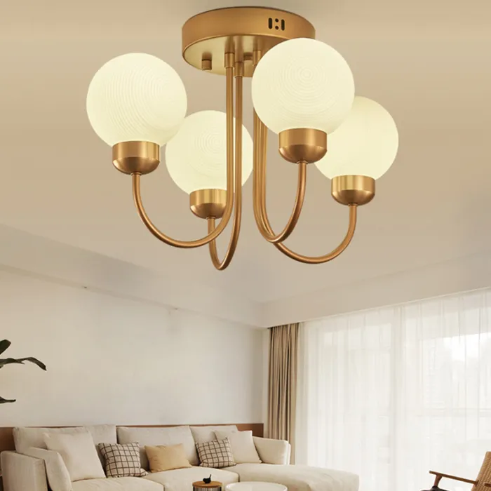 Люстра на штанге DUM L10 White от ImperiumLoft