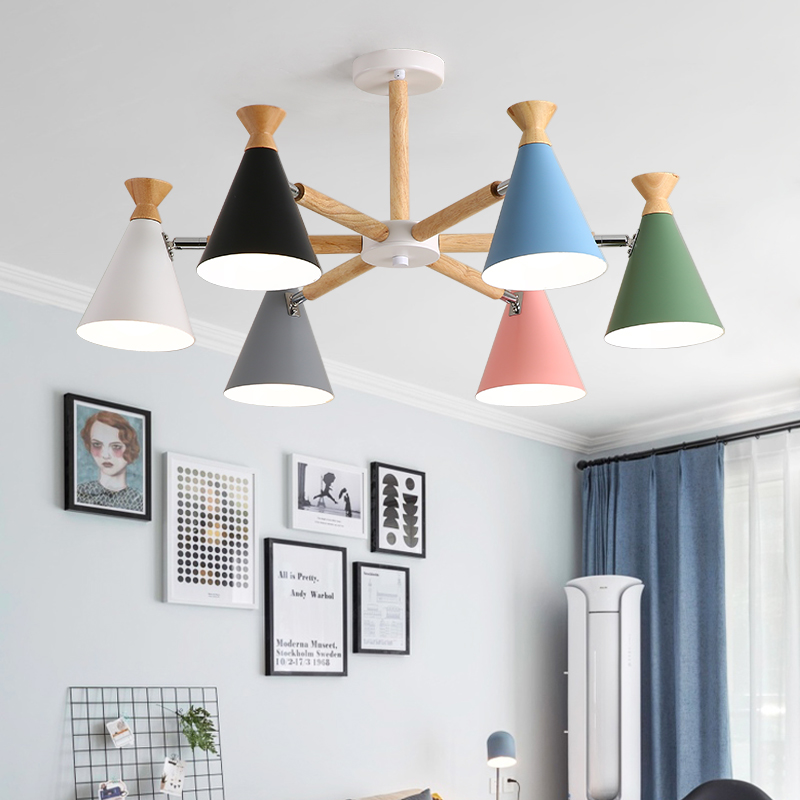 Люстра на штанге OLA D76.5 White от ImperiumLoft