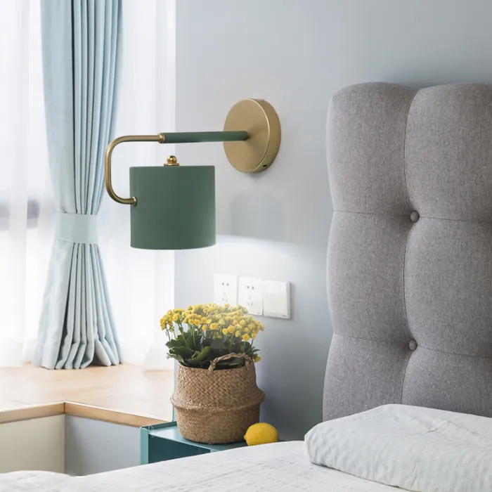 Бра BEND WALL Wood Grey от ImperiumLoft