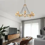 Подвесная люстра MONTALEMBERT by Studios 8 lamps Black/Smoky