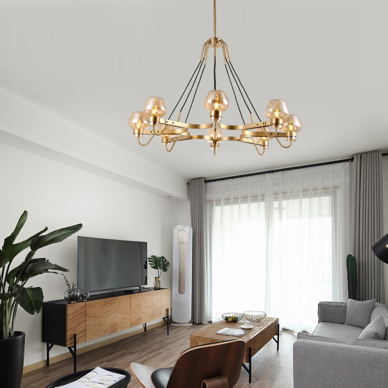 Подвесная люстра MONTALEMBERT by Studios 8 lamps Black/Smoky