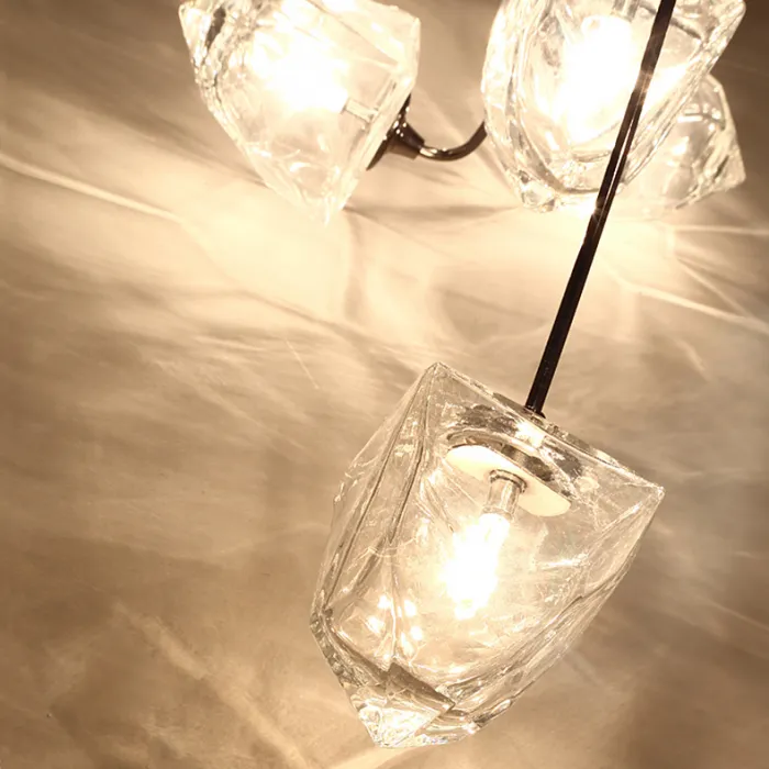 Люстра на штанге ICE 13 lamps Black от ImperiumLoft
