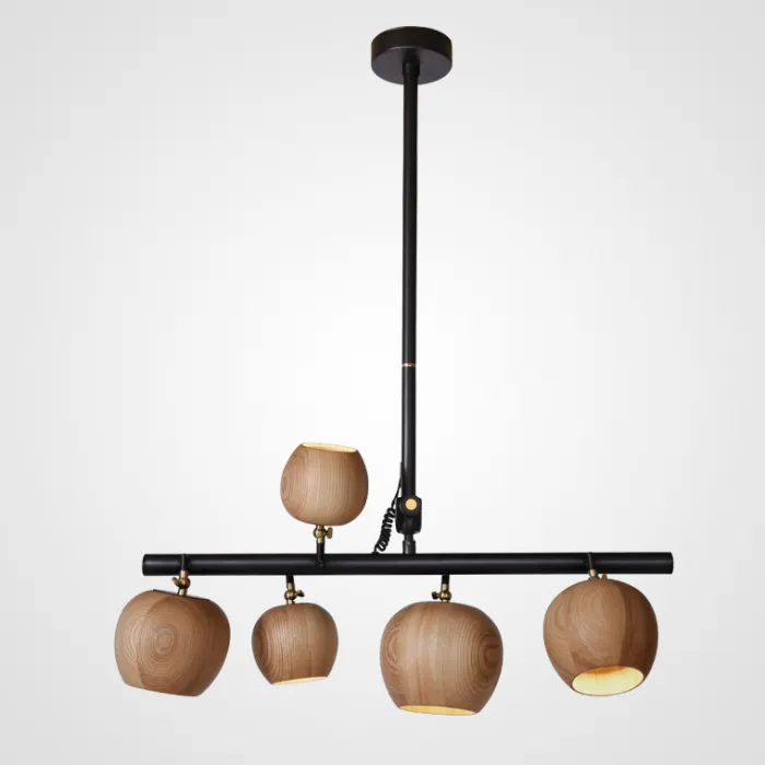 Подвесной реечный светильник CONNY L5 Light brown ball от ImperiumLoft