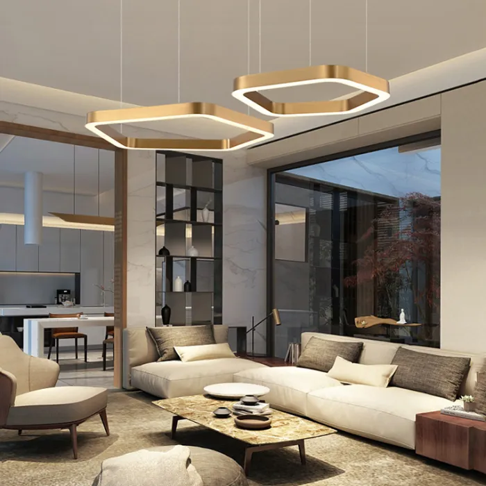 Подвесной кольцевой светильник PENTAGON D50 от ImperiumLoft