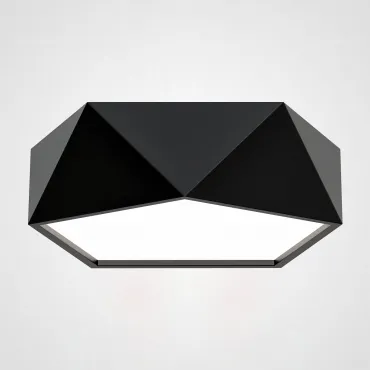 Потолочный светодиодный светильник GEOMETRIC Black D40 от ImperiumLoft