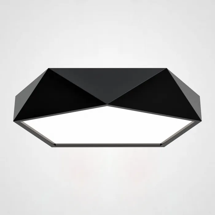 Потолочный светодиодный светильник GEOMETRIC Black D60 от ImperiumLoft