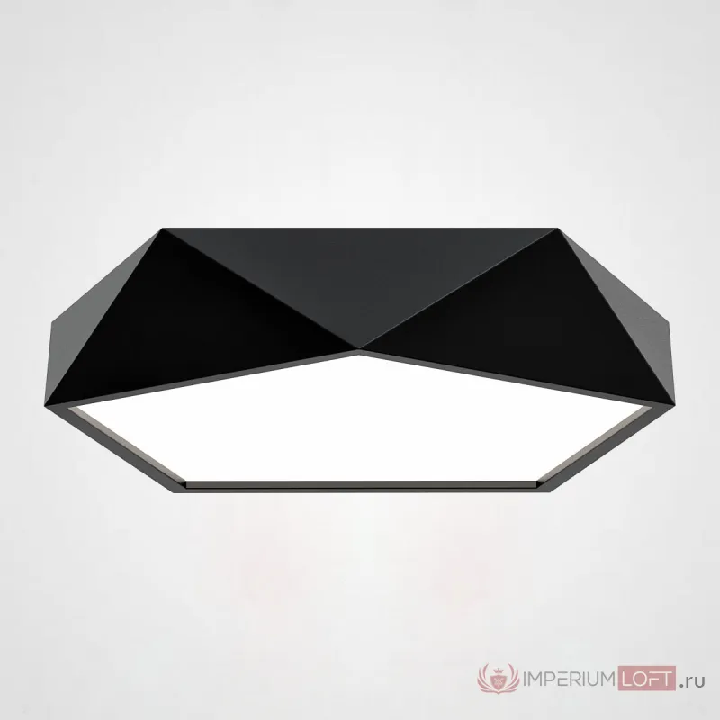 Потолочный светодиодный светильник GEOMETRIC Black D60 от ImperiumLoft