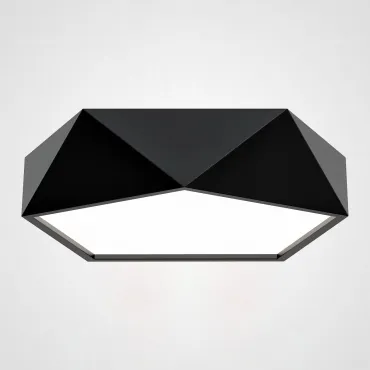 Потолочный светодиодный светильник GEOMETRIC Black D50 от ImperiumLoft