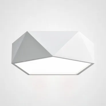 Потолочный светодиодный светильник GEOMETRIC White D40 от ImperiumLoft