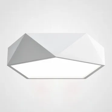 Потолочный светодиодный светильник GEOMETRIC White D50 от ImperiumLoft