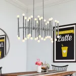 Подвесная рядная люстра CONSTA L30 Gold от ImperiumLoft