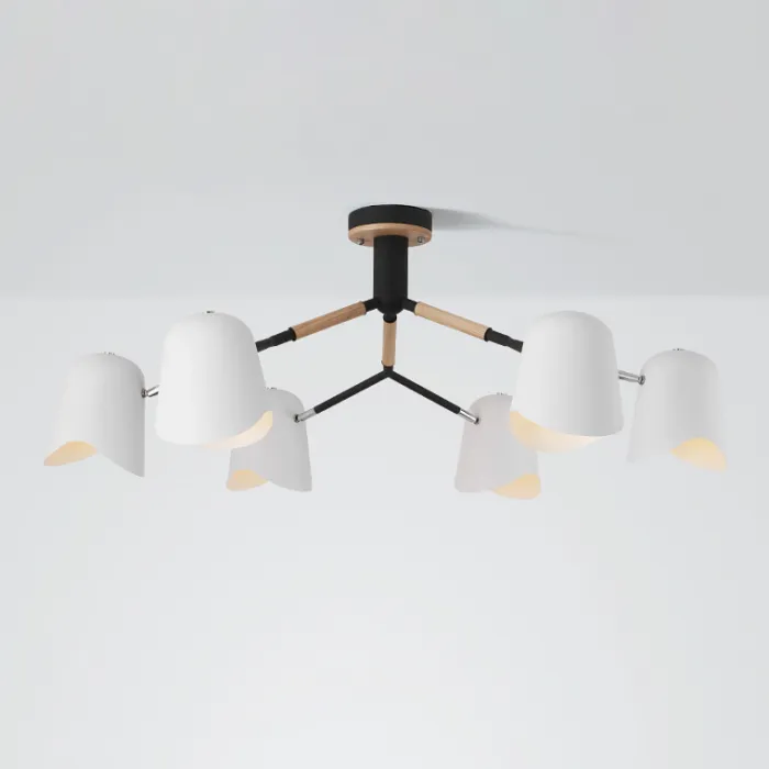 Люстра на штанге NOTCH D94 White от ImperiumLoft