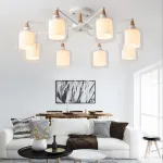 Люстра на штанге RICE D60 Black от ImperiumLoft