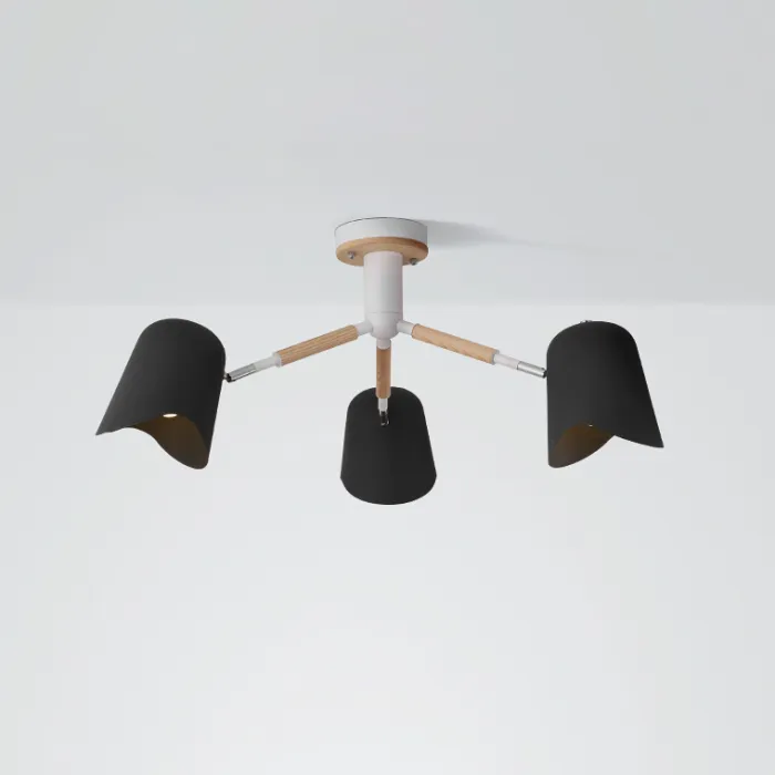 Люстра на штанге NOTCH D70 Black от ImperiumLoft