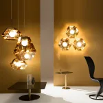 Подвесной светильник TomD Cut Pendant Light A Gold от ImperiumLoft