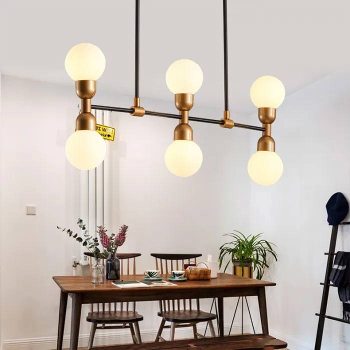Подвесной реечный светильник DUM LONG White от ImperiumLoft