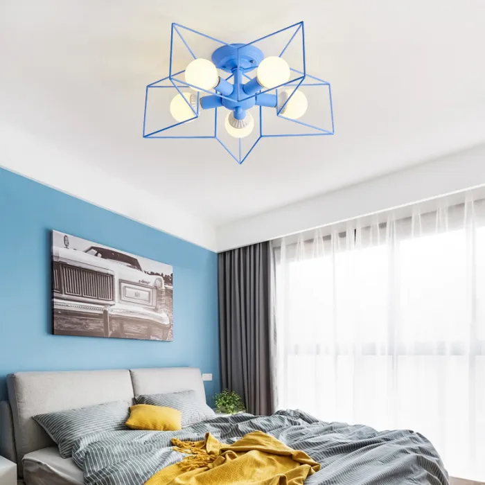 Потолочная люстра ASTERI Yellow от ImperiumLoft