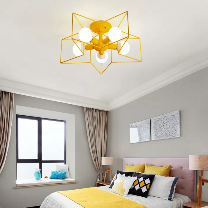 Потолочная люстра ASTERI Yellow от ImperiumLoft