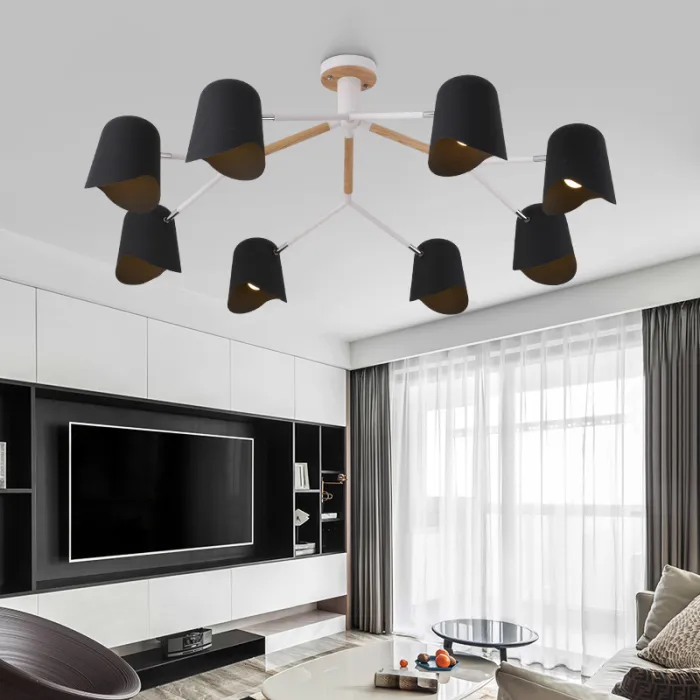 Люстра на штанге NOTCH D94 White от ImperiumLoft