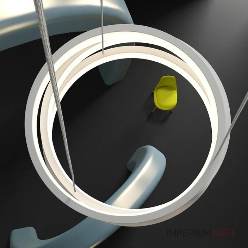 Подвесной кольцевой светильник GALO D63 Black от ImperiumLoft Подвесной кольцевой светильник GALO D63 Black от ImperiumLoft