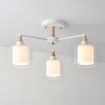 Люстра на штанге RICE D50 White от ImperiumLoft