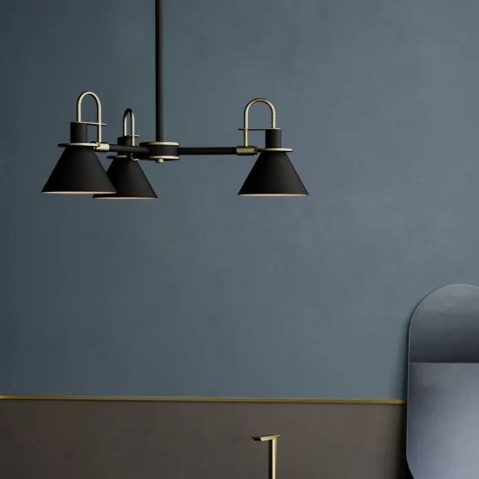 Люстра на штанге CODA D88 Black от ImperiumLoft