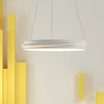 Подвесной кольцевой светильник GALO  D78,5 White от ImperiumLoft