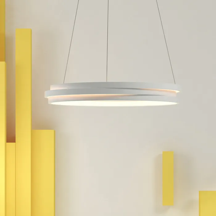 Подвесной кольцевой светильник GALO  D78,5 White от ImperiumLoft