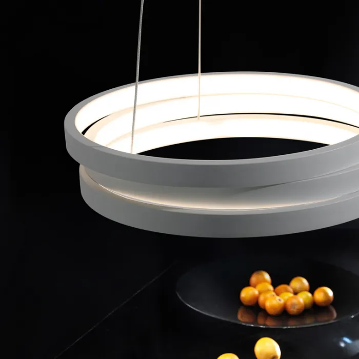 Подвесной кольцевой светильник GALO  D78,5 White от ImperiumLoft