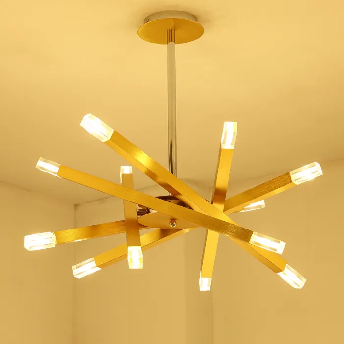 Люстра на штанге SNAP D62 Gold от ImperiumLoft
