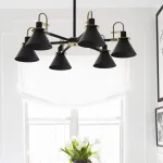 Люстра на штанге CODA D88 Black от ImperiumLoft