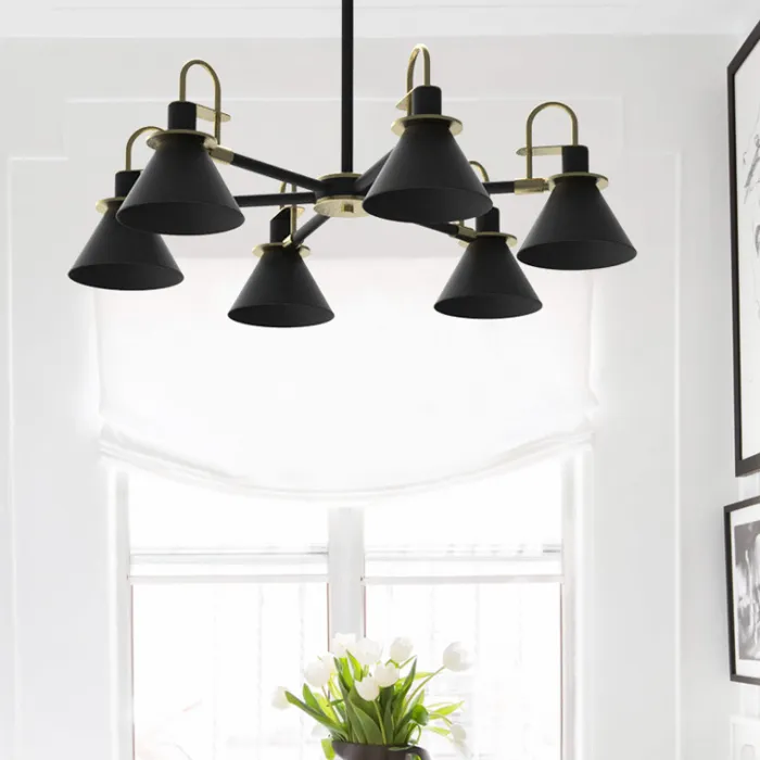 Люстра на штанге CODA D88 Black от ImperiumLoft