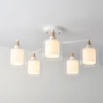 Люстра на штанге RICE D60 White от ImperiumLoft