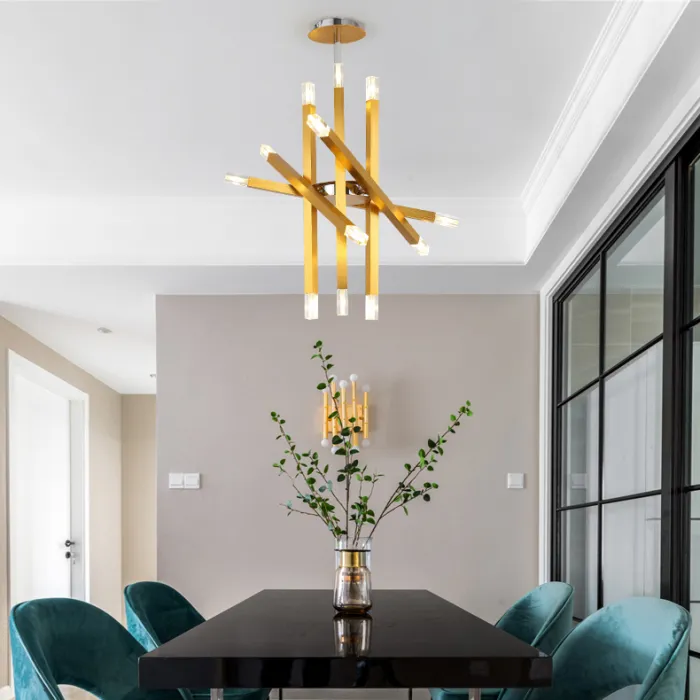 Люстра на штанге SNAP D62 Gold от ImperiumLoft