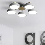 Потолочная люстра MOVE 5 Blue от ImperiumLoft