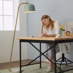 Торшер PERNILLE Blue от ImperiumLoft