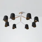 Люстра на штанге NOTCH D110 Black от ImperiumLoft