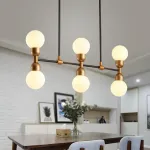 Подвесной реечный светильник DUM LONG White от ImperiumLoft